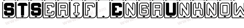 STSerif EngrUnknownU字体转换
